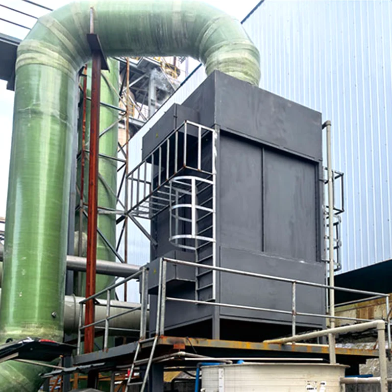 What is a three acid waste gas treatment system?